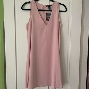 Forever 21 blush pink v-neck dress